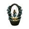 Hi-Line Gifts 24" LED Lighted Girl on a Swing Tabletop Outdoor Fountain